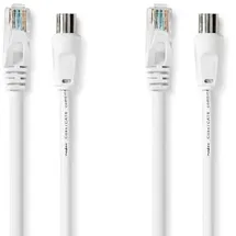 Nedis Koaxial- und Cat6-Kombikabel 3,00 m