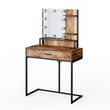 Vicco Schminktisch Fyrk mit LED-Lampen