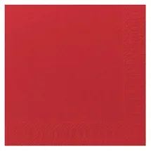 Duni Zelltuch Serviette 40x40 cm 1/4F.rot