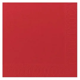 Duni Zelltuch Serviette 40x40 cm 1/4F.rot