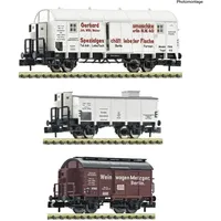Fleischmann 3-tlg. Set: Gedeckte Güterwagen der DRB 6660148 N