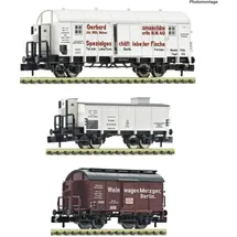 Fleischmann 3-tlg. Set: Gedeckte Güterwagen der DRB 6660148 N