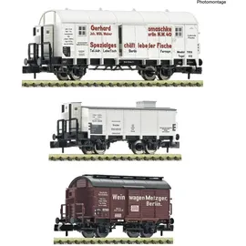 Fleischmann 3-tlg. Set: Gedeckte Güterwagen der DRB 6660148 N