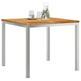 vidaXL Gartentisch 90 x 90 x 74,5 cm Braun