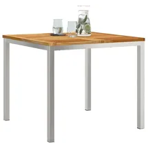 vidaXL Gartentisch 90 x 90 x 74,5 cm Braun