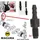 MAGURA 1x M6 Schraube Befüllstutzen, Aluminium oder Stahl, Bremsenkompatibilität HS11 HS22 HS33 R HS33 MT2, Schwarz, Einzelstück, 1 Stück