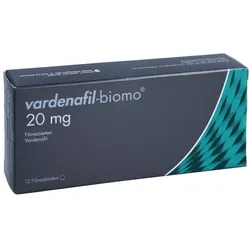 Vardenafil-biomo 20 mg Filmtabletten 12 St