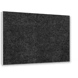 platino24 Schallabsorber COLORE aus Basotec G+ I Akustikpaneel mit Akustikfilz I 1 Wand-Paneel in Anthrazit I Akustikplatte zur Schalldämmung in Büro, Studio & Wohnung