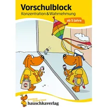 Hauschka Verlag Vorschulblock ab 5 Jahre für Junge und Mädchen - Konzentration und Wahrnehmung