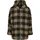 URBAN CLASSICS Hooded Oversized Check Sherpa Big Jacke Beige / Black 4XL