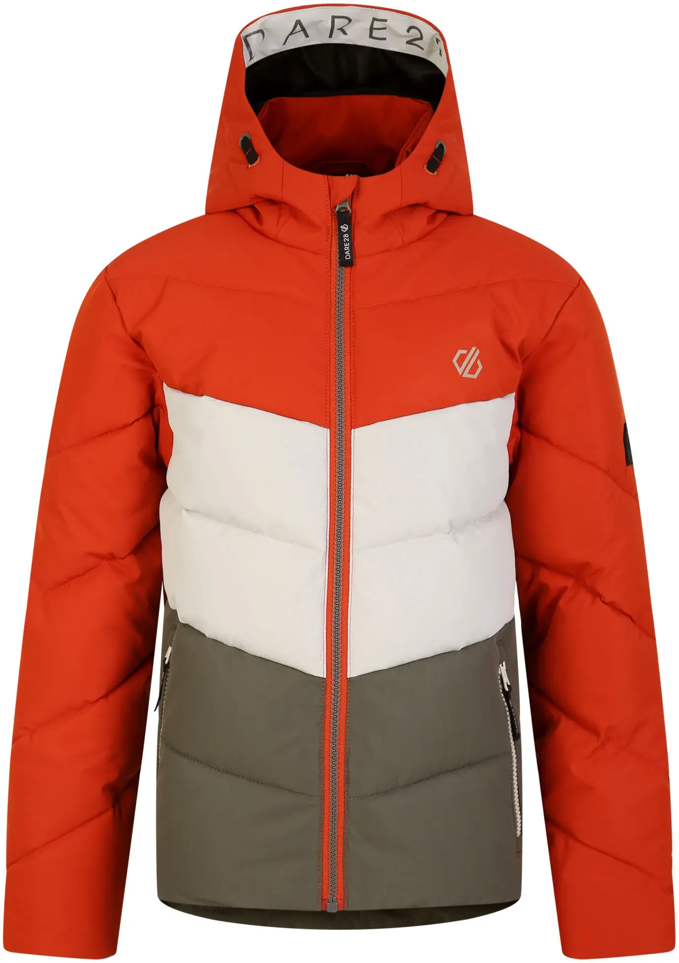 DARE2B Jolly Jacke Winterjacke Freizeitjacke Kinder Jungen rot weiß 176