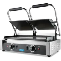 Maxima Kontaktgrill - Glatte - Doppelgrillplatte - 2 x 22 cm