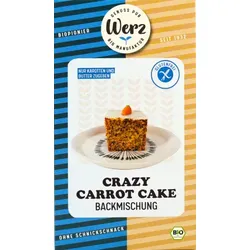 Werz Crazy Carrot Cake, Karottenkuchen Backmischung bio