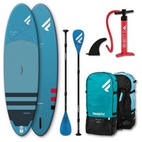 Fanatic SUP Komplett Set Package Fly Air/Pure 2023 315 x 84 cm green