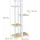 Relaxdays Blumenregal Metall 93 x 42,5 x 22,5 cm Holzoptik