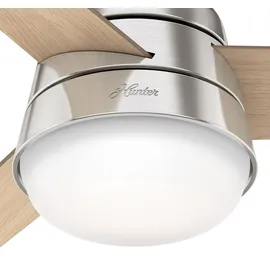Hunter Fans Finley 91 cm Deckenventilator Silber