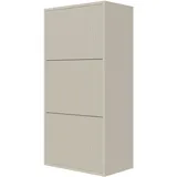 Selsey Wand-Schuhschrank 50 x 103 x 30 cm taupe / taupe matt