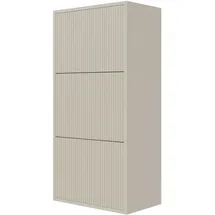 Selsey Wand-Schuhschrank 50 x 103 x 30 cm taupe / taupe matt
