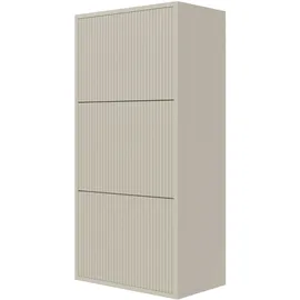 Selsey Wand-Schuhschrank 50 x 103 x 30 cm taupe / taupe matt