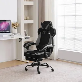 Woltu Gaming-Stuhl schwarz/grau