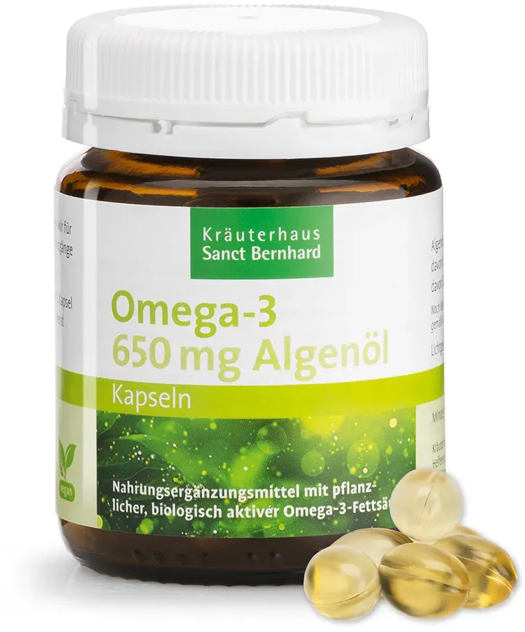 Capsule di olio di alghe con Omega 3 vegano - 100 g