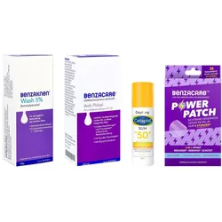 Benzacare Anti-Pickel Set: Reinigen, pflegen & behandeln