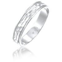 Elli PREMIUM Bandring Trauring Freundschaft 925 Silber Ringe Damen