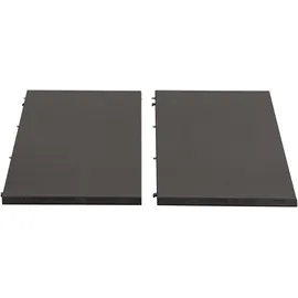 Woood Lange Jan 120 x 75 x 120-200 cm schwarz
