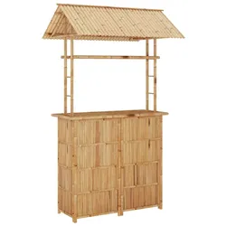 vidaXL 3-tlg. Bar-Set Bambus