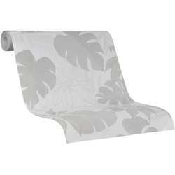 marburg Vliestapete »Avalon«, Blätter, Blumen, beige