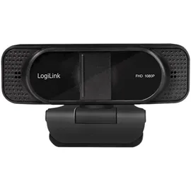 Logilink Webcam 1080p FHD Webcam + Mikrofon Privacy 96° - Schwarz