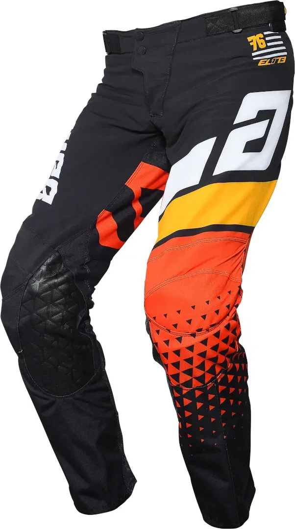 Answer Elite Korza Motocross Hose, schwarz-rot, Größe 30 für Männer