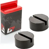 Lst 2x Wagenheberaufnahme 75x35 mm rund Gummi Adapter Gummiblock