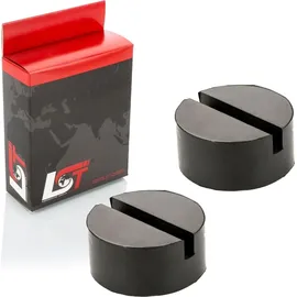 Lst 2x Wagenheberaufnahme 75x35 mm rund Gummi Adapter Gummiblock