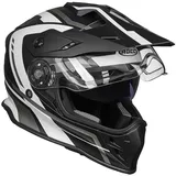 ROCC 782 Dekor, Motocross Helme (Black/White,S)