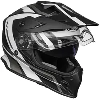 ROCC 782 Dekor, Motocross Helme (Black/White,S)
