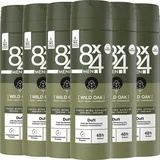 8X4 Deo Spray Wild Oak 6 x 150 ml