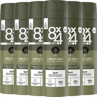 8X4 Deo Spray Wild Oak 6 x 150 ml