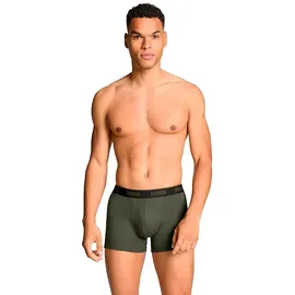 Puma Everyday Basic Boxershorts schwarz/grün XXL 3er Pack