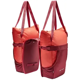 Vaude TwinShopper Fahrradtasche rot