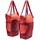 Vaude TwinShopper Fahrradtasche rot