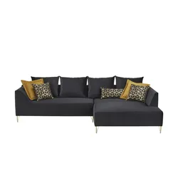 Ecksofa  Reyhan ¦ schwarz ¦ Maße (cm): B: 304 H: 94 T: 202