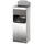 Proregal Robuster Wandascher mit Abfallsammler Hinweisschild 4 Liter, HxBxT 58 x 20 x 12,5 cm Edelstahl