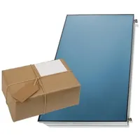 TWL Technologie Solaranlage Flachkollektor Paket Solar FK200 Solarthermie Solarpaket Warmwasser