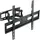 TooQ LP7866TN-B Dreh-/Neige-TV-Wandhalterung 37"- 80"), VESA 600x400, max. 40 kg,