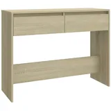 vidaXL Konsolentisch Sonoma-Eiche 100x35x76,5 cm Holzwerkstoff