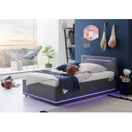 Meise Möbel Circle Polsterbett mit LED Beleuchtung