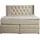 Home Affaire Boxspringbett HOME AFFAIRE "Elegance", beige (natur), B:181cm L:210cm, Samtoptik (100% Polyester);Struktur (100% Polyester), Komplettbetten, Boxspringbett, mit schöner Knopfheftung, in den Härtegraden H2 & H3, inkl. Schubladen