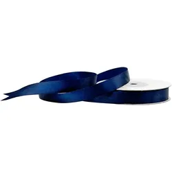 Creativery 12mm Satinband 25m Schleifenband Geschenkband Stoffband Bastelband Dunkelblau