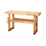 Rikta Hobelbank Holz 140 x 50 cm braun